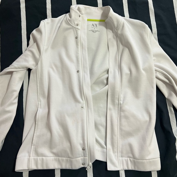 Armani Exchange track jacket in white M/M - Picture 2 of 5